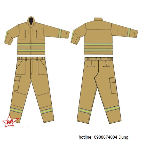 trang phục Quần áo phòng cháy chữa cháy theo thông tư 48/2015/TT-BCA