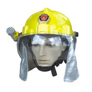 Mũ chống cháy cho lính cứu hỏa có gắn đèn