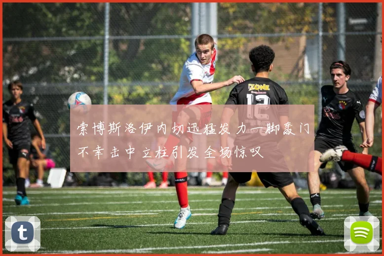 索博斯洛伊内切迅猛发力一脚轰门不幸击中立柱引发全场惊叹